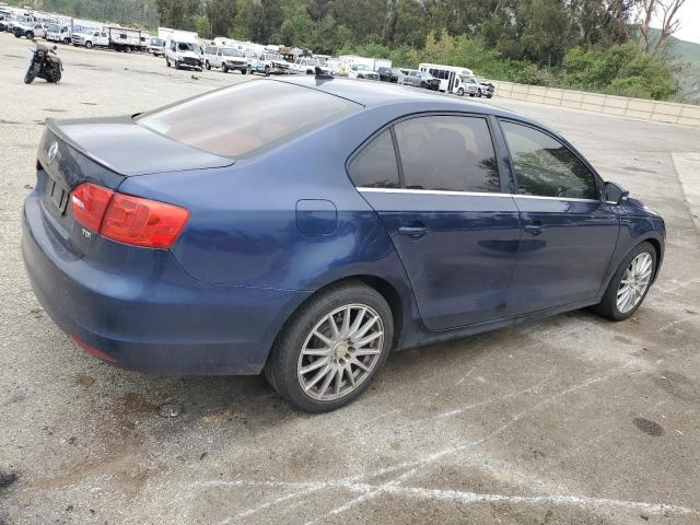 3VWLL7AJ8EM392179 - 2014 VOLKSWAGEN JETTA TDI BLUE photo 3