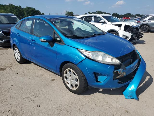 3FADP4BJ8DM158086 - 2013 FORD FIESTA SE BLUE photo 4