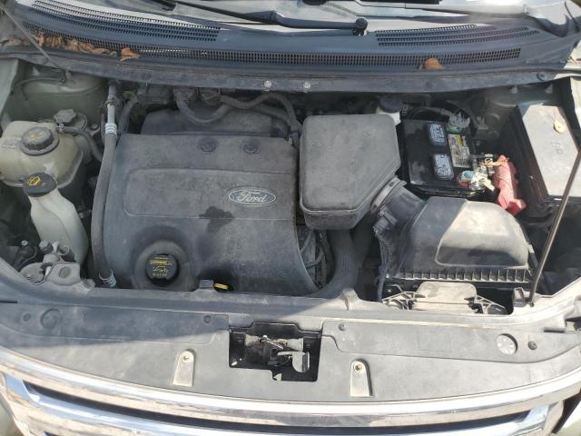 2FMDK3JC8DBA93629 - 2013 FORD EDGE SEL 绿色 照片 12