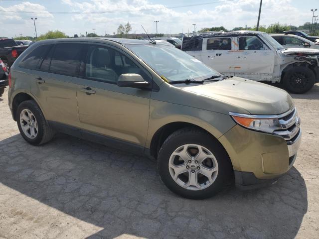 2FMDK3JC8DBA93629 - 2013 FORD EDGE SEL 绿色 照片 4