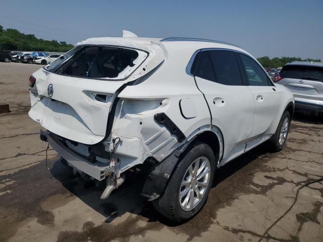LRBAZLR43MD149078 - 2021 BUICK ENVISION PREFERRED WHITE photo 3