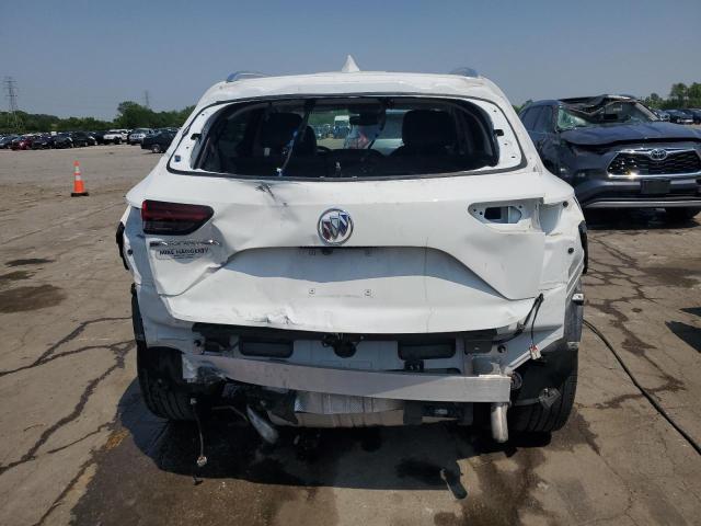 LRBAZLR43MD149078 - 2021 BUICK ENVISION PREFERRED WHITE photo 6
