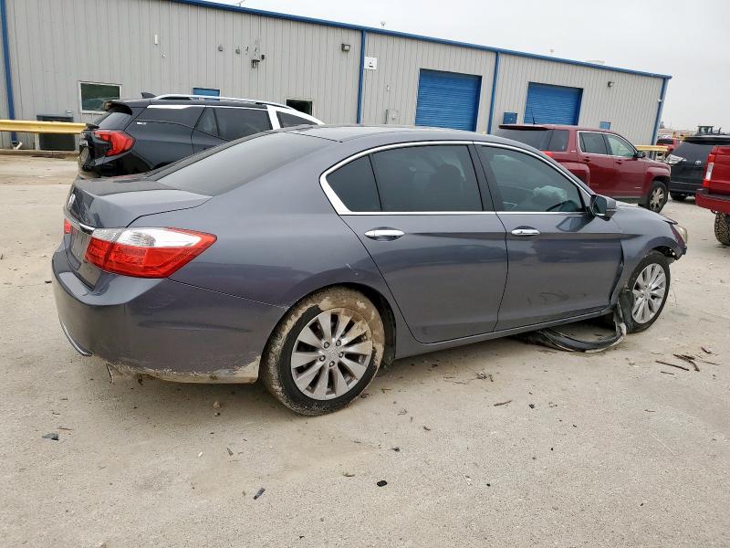 1HGCR2F81DA196897 - 2013 HONDA ACCORD EXL GRAY photo 3