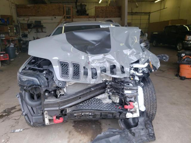 1C4PJMBX4KD415654 - 2019 JEEP CHEROKEE TRAILHAWK GRAY photo 5