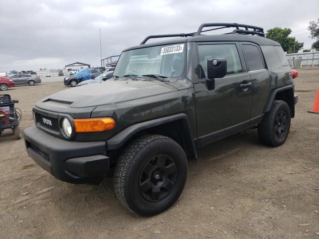 JTEZU11F470004742 - 2007 TOYOTA FJ CRUISER GREEN photo 1