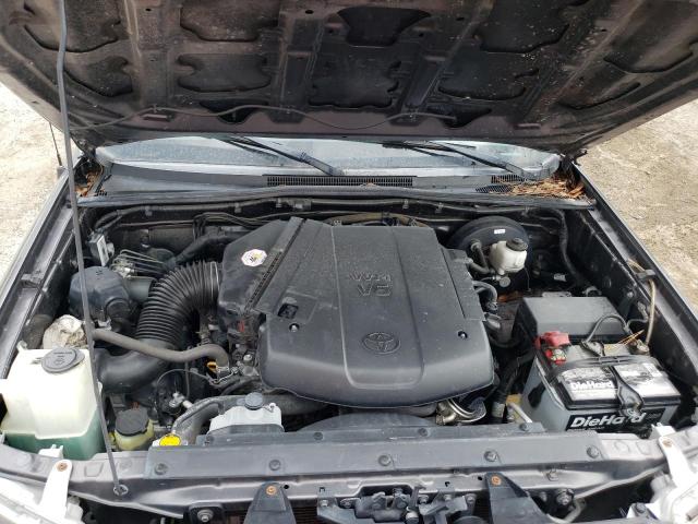 5TFJU4GNXFX077735 - 2015 TOYOTA TACOMA DOUBLE CAB PRERUNNER GRAY photo 11