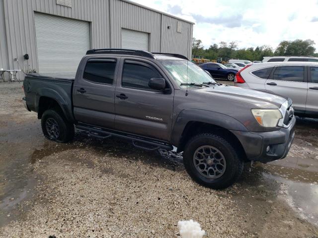 5TFJU4GNXFX077735 - 2015 TOYOTA TACOMA DOUBLE CAB PRERUNNER GRAY photo 4