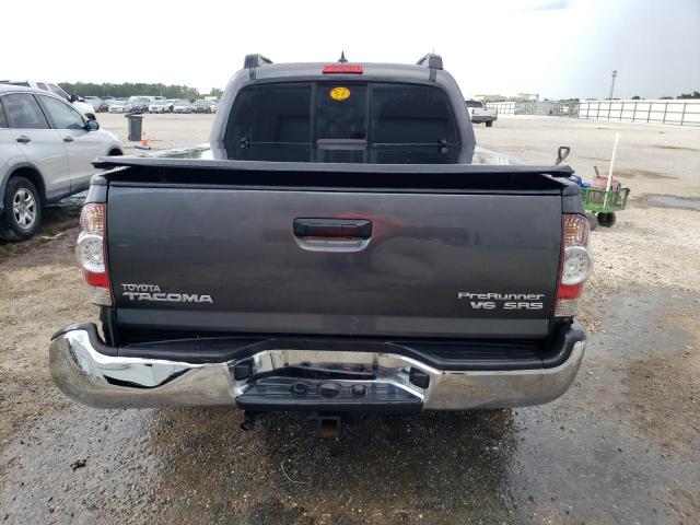 5TFJU4GNXFX077735 - 2015 TOYOTA TACOMA DOUBLE CAB PRERUNNER GRAY photo 6