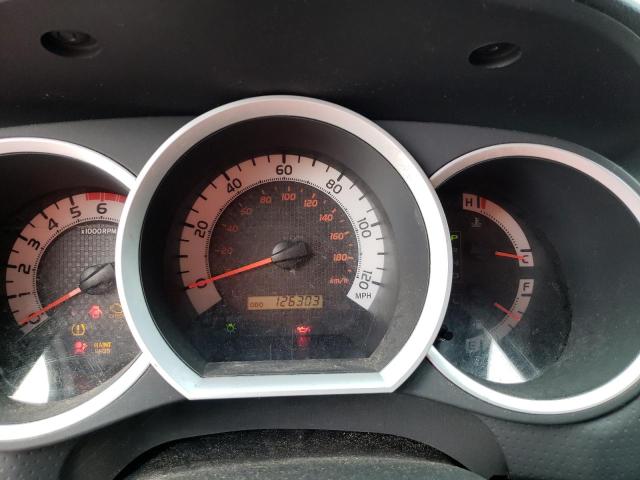 5TFJU4GNXFX077735 - 2015 TOYOTA TACOMA DOUBLE CAB PRERUNNER GRAY photo 9