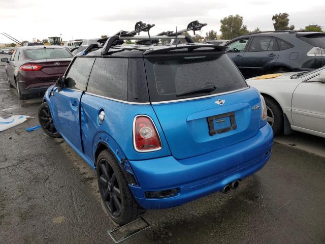 WMWMF7C5XATZ74047 - 2010 MINI COOPER S BLUE photo 2