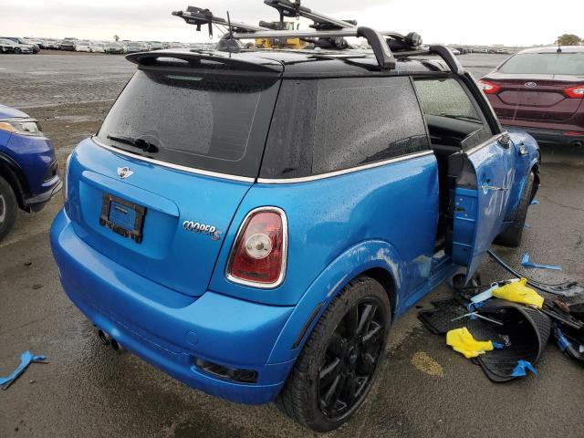 WMWMF7C5XATZ74047 - 2010 MINI COOPER S BLUE photo 3