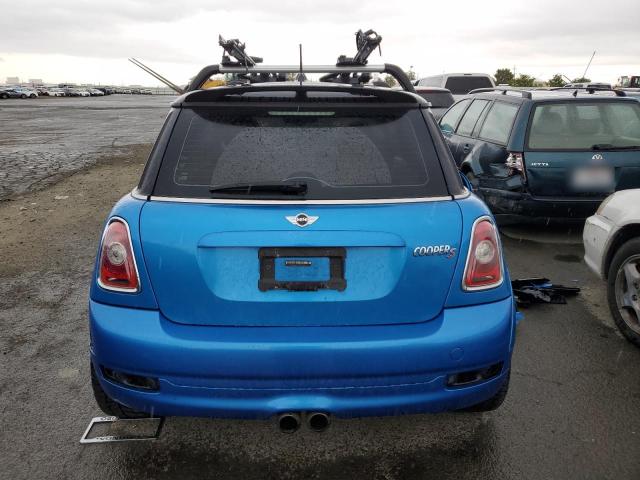 WMWMF7C5XATZ74047 - 2010 MINI COOPER S BLUE photo 6