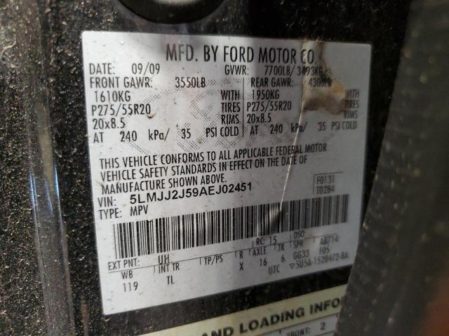 5LMJJ2J59AEJ02451 - 2010 LINCOLN NAVIGATOR BLACK photo 13