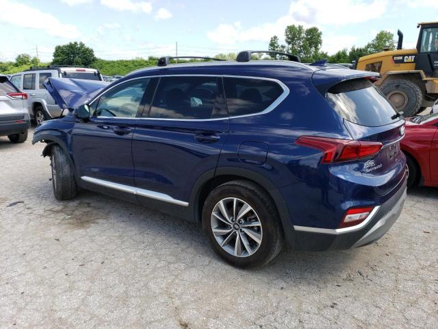 5NMS33AD8LH166323 - 2020 HYUNDAI SANTA FE SEL BLUE photo 2