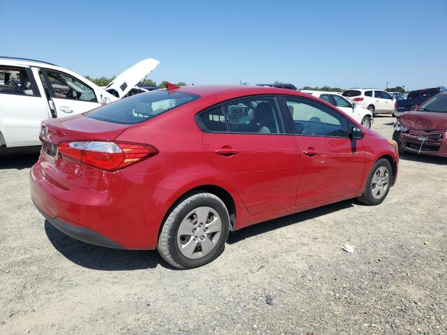 KNAFK4A6XE5057232 - 2014 KIA FORTE LX RED photo 3