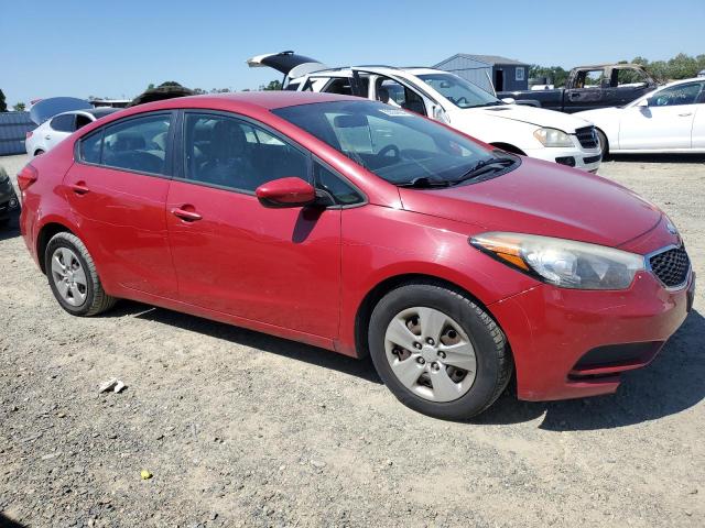 KNAFK4A6XE5057232 - 2014 KIA FORTE LX RED photo 4