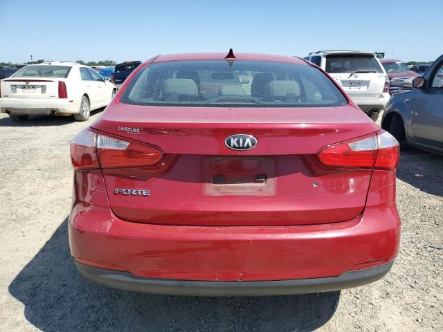 KNAFK4A6XE5057232 - 2014 KIA FORTE LX RED photo 6