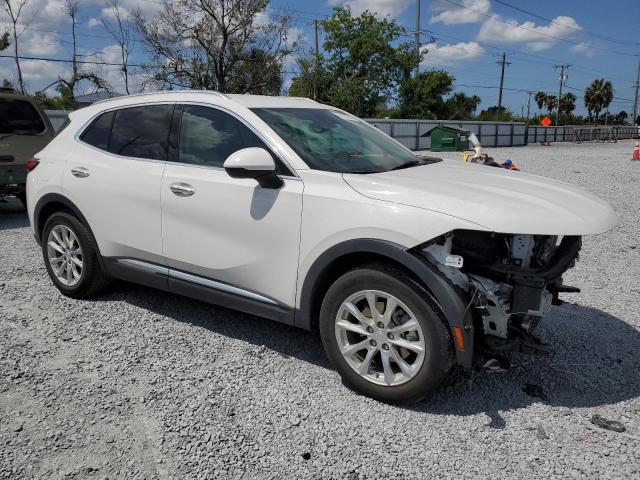 LRBAZLR47MD195979 - 2021 BUICK ENVISION PREFERRED WHITE photo 4
