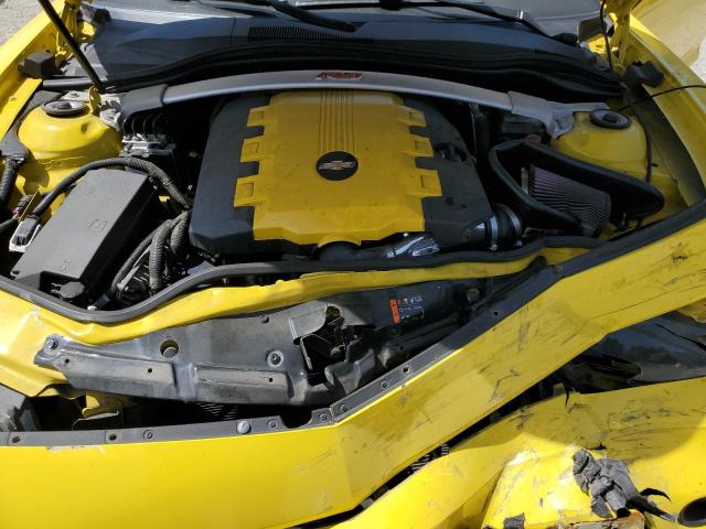 2G1FC3D30E9260475 - 2014 CHEVROLET CAMARO LT YELLOW photo 11