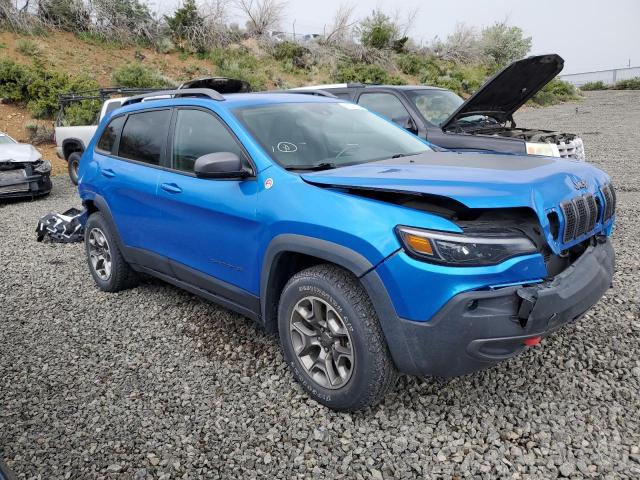 1C4PJMBX6MD158449 - 2021 JEEP CHEROKEE TRAILHAWK 蓝色 照片 4