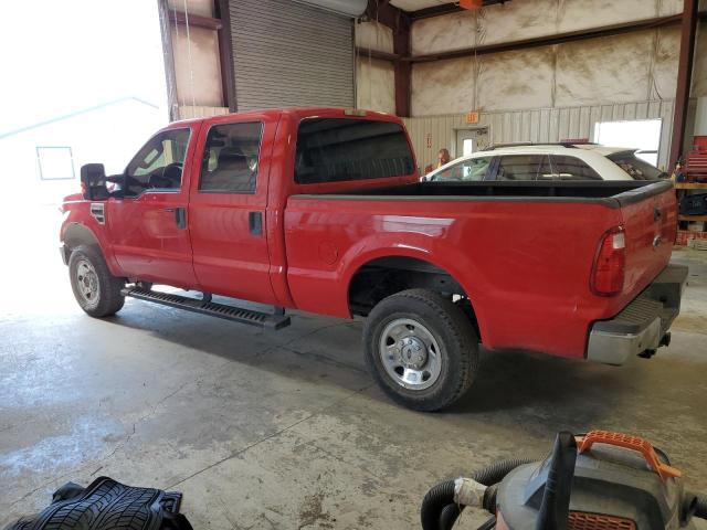 1FTSW21R28EC44456 - 2008 FORD F250 SUPER DUTY RED photo 2