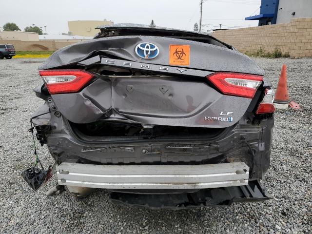 4T1B31HK3KU007107 - 2019 TOYOTA CAMRY LE GRAY photo 6