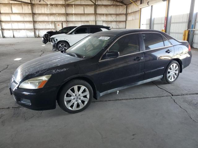 1HGCM66487A030447 - 2007 HONDA ACCORD SE BLACK photo 1