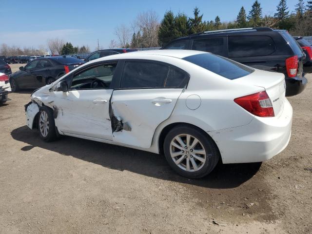 2HGFB2F58CH052643 - 2012 HONDA CIVIC LX 白色 照片 2