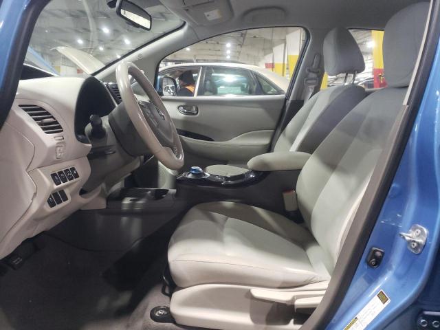 1N4AZ0CP1EC336917 - 2014 NISSAN LEAF S BLUE photo 7