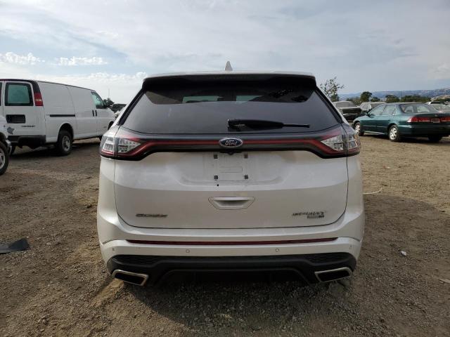 2FMPK4AP1GBC67342 - 2016 FORD EDGE SPORT WHITE photo 6