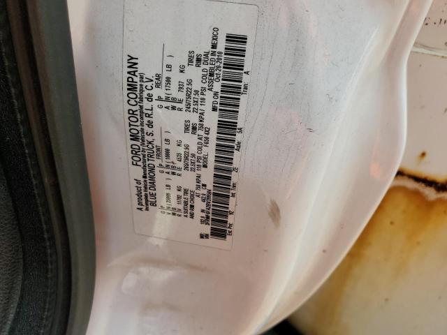 3FRWF6FA2BV399504 - 2011 FORD F650 SUPER DUTY WHITE photo 10