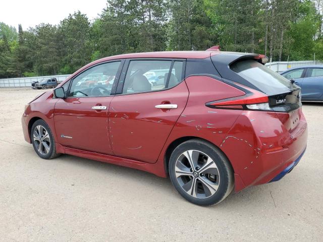 1N4AZ1CP1JC313606 - 2018 NISSAN LEAF S RED photo 2