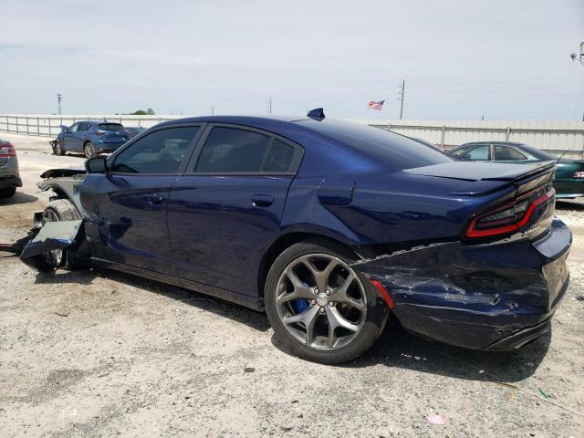 2C3CDXCT4FH890186 - 2015 DODGE CHARGER R/T BLUE photo 2