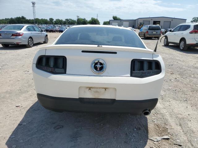 1ZVBP8AN9A5105053 - 2010 FORD MUSTANG WHITE photo 6