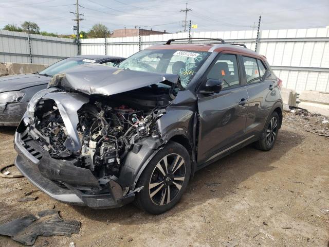 3N1CP5CUXJL502588 - 2018 NISSAN KICKS S GRAY photo 1