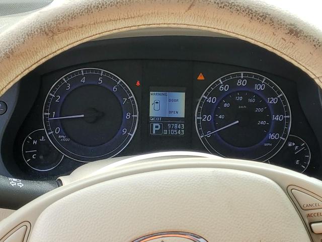 JN1AJ0HR4BM852919 - 2011 INFINITI EX35 BASE თეთრი ფოტო 9