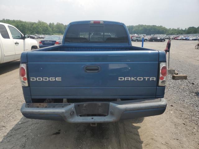 1D7HG38N84S568867 - 2004 DODGE DAKOTA QUAD SPORT BLUE photo 6