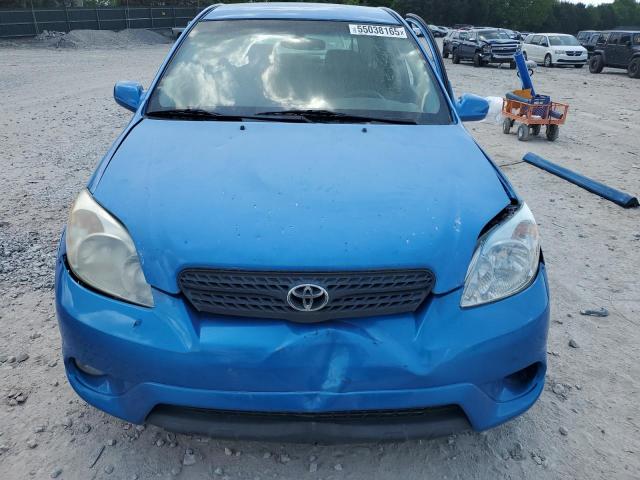 2T1KR30E18C709114 - 2008 TOYOTA COROLLA MA XR BLUE photo 5