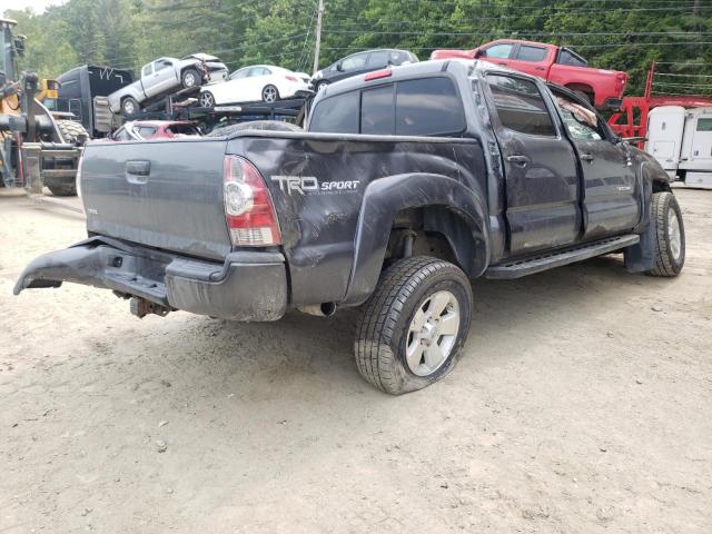 3TMLU4EN4FM198259 - 2015 TOYOTA TACOMA DOUBLE CAB GRAY photo 3