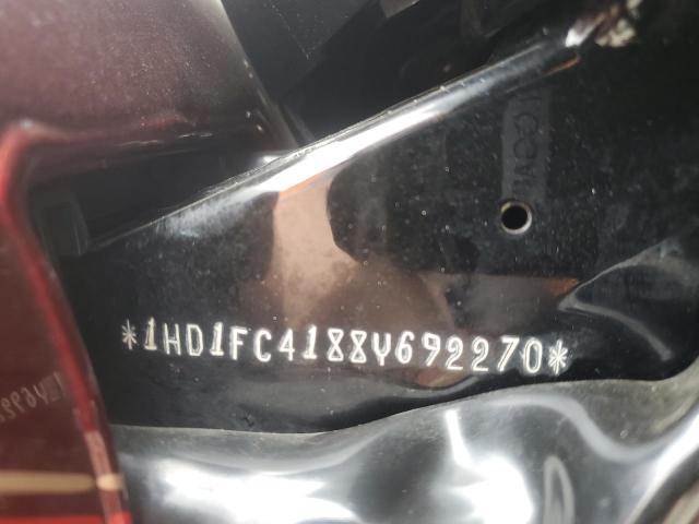 1HD1FC4188Y692270 - 2008 HARLEY-DAVIDSON FLHTCUI 红色 照片 9