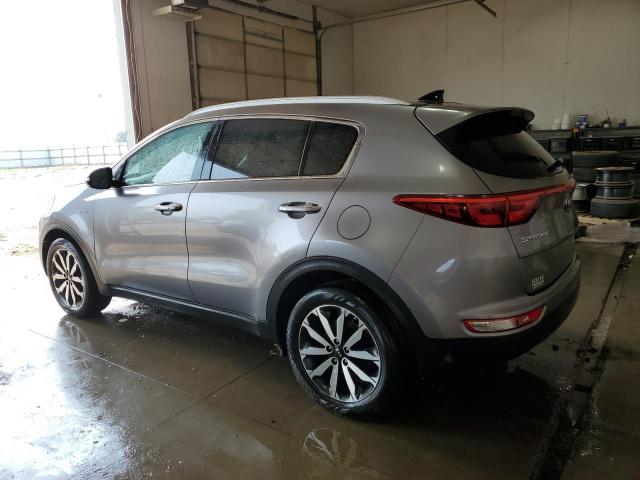 KNDPNCAC4H7231397 - 2017 KIA SPORTAGE EX SILVER photo 2