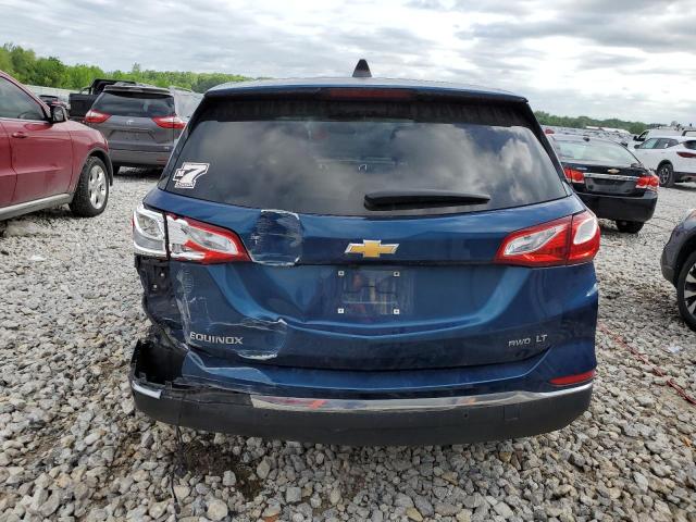 3GNAXUEV5LL271713 - 2020 CHEVROLET EQUINOX LT BLUE photo 6