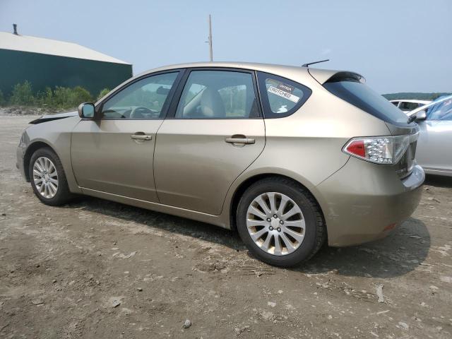 JF1GH61628H820614 - 2008 SUBARU IMPREZA 2.5I TAN photo 2