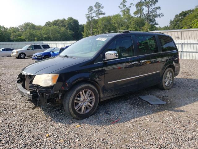 2A8HR64X48R697296 - 2008 CHRYSLER TOWN & COU LIMITED BLACK photo 1