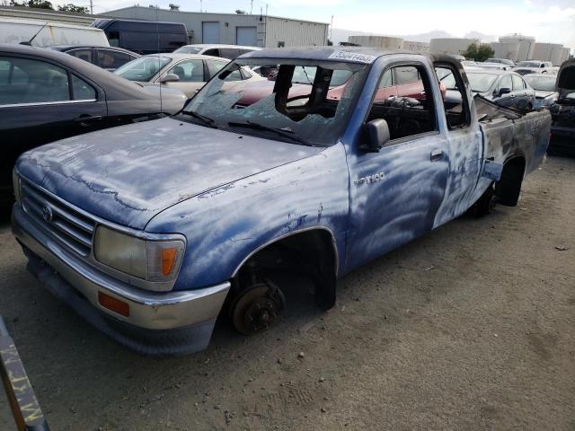 JT4TN14D0T0020867 - 1996 TOYOTA T100 XTRACAB SR5 BLUE photo 1