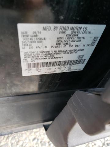 1FM5K8AR1FGA88953 - 2015 FORD EXPLORER POLICE INTERCEPTOR BLACK photo 12