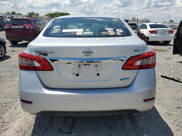 3N1AB7AP7DL623839 - 2013 NISSAN SENTRA S SILVER photo 6