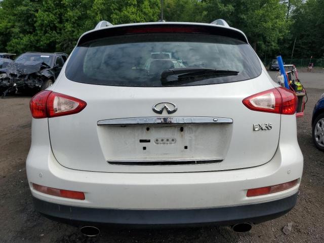 JN1AJ0HR2AM750114 - 2010 INFINITI EX35 BASE WHITE photo 6