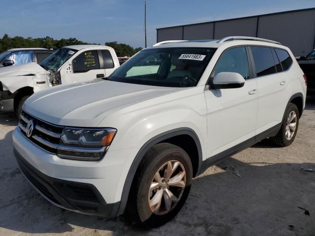 1V2BR2CA6JC501052 - 2018 VOLKSWAGEN ATLAS WHITE photo 1