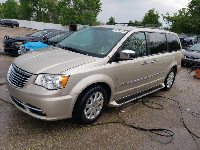 2C4RC1CG9CR411422 - 2012 CHRYSLER TOWN & COU TOURING L TAN photo 1